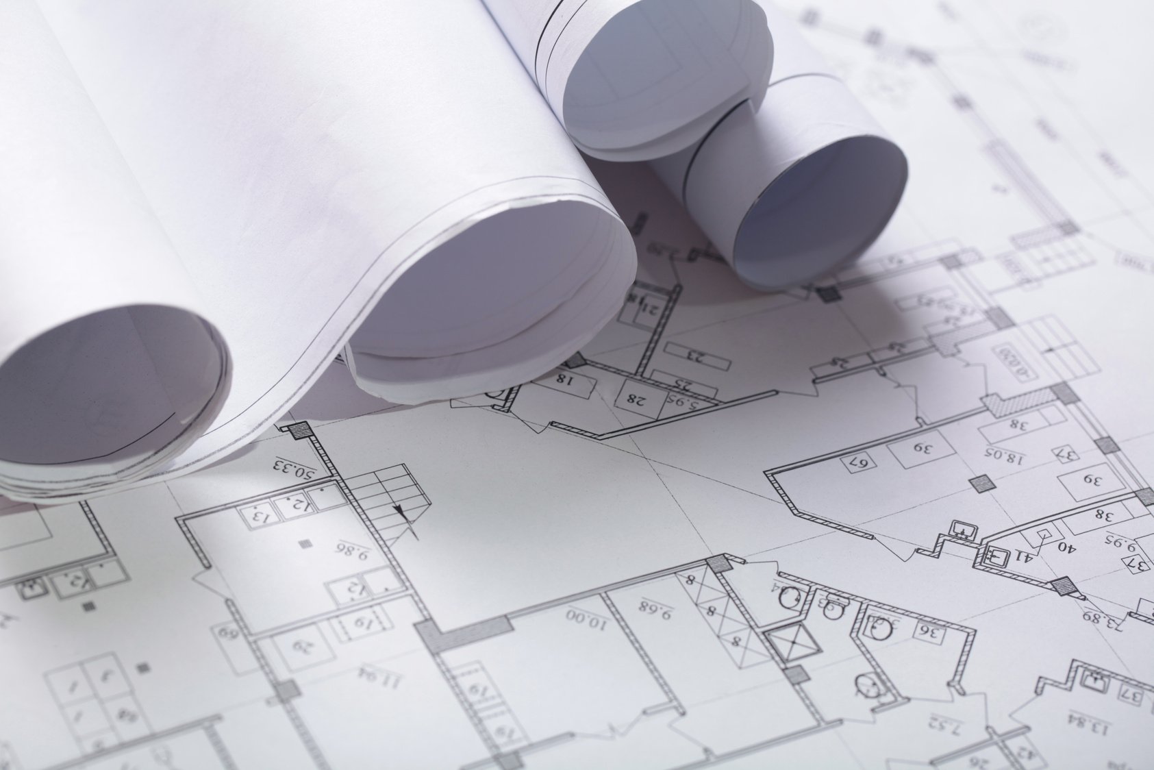 Construction Plans Close-up